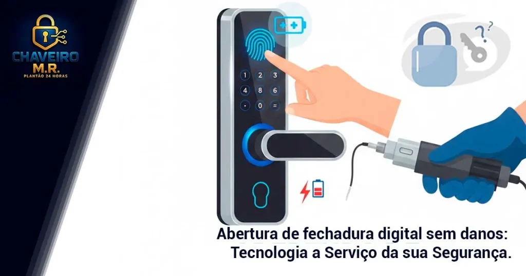 Abertura de fechadura digital sem danos: Tecnologia a Serviço da sua Segurança - Chaveiro M.R. 24 Horas Abertura de fechadura digital sem danos: Tecnologia a Serviço da sua Segurança - Chaveiro M.R. 24 Horas